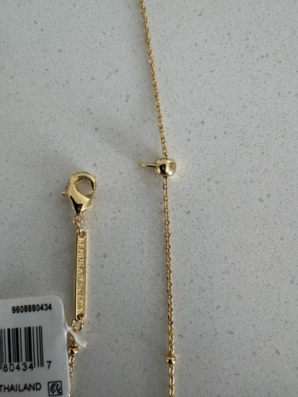 Kendra Scott Gold-Tone Necklace with Blue Evil Eye Pendant - Picture 2 of 7